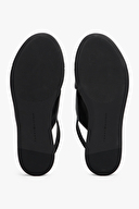 Tommy Hilfiger Kadın Hw Padded Leather Sandal Sandalet FW0FW08808BDS