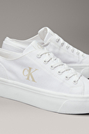 Calvin Klein Kadın Vulc Flatform Low Canvas Mg Ayakkabı YW0YW0176301W