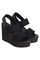 Calvin Klein Jeans Kadın Wedge Sandal WebbIng In Sandalet YW0YW017900GJ
