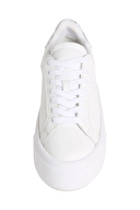 Calvin Klein Kadın Flatform Laceup Lth Met Ayakkabı YW0YW019290LC