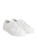 Calvin Klein Jeans Kadın Vulc Flatform Laceup Lth Ayakkabı YW0YW01932YAJ