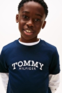 Tommy Hilfiger Erkek Çocuk Tişört KB0KB10051