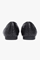 Tommy Hilfiger Kadın Quilted Ballerina Ayakkabı FW0FW09264BDS