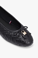 Tommy Hilfiger Kadın Quilted Ballerina Ayakkabı FW0FW09264BDS