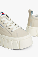 Tommy Jeans Kadın Vulc Flatform Leather Ayakkabı EN0EN03008ABY