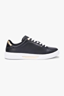 Tommy Hilfiger Kadın Ess Chic Court Sneaker Ayakkabı FW0FW09019BDS
