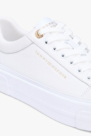 Tommy Hilfiger Kadın Platform Sneaker Tumbled Ltr Ayakkabı FW0FW09018YBS