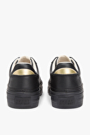 Tommy Hilfiger Kadın Platform Sneaker Tumbled Ltr Ayakkabı FW0FW09018BDS