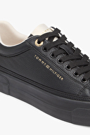 Tommy Hilfiger Kadın Platform Sneaker Tumbled Ltr Ayakkabı FW0FW09018BDS