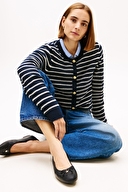 Tommy Hilfiger Kadın Smooth Lthr Ballet Ayakkabı FW0FW09006BDS