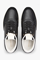 Tommy Hilfiger Kadın Monogram Mix Material Runner Ayakkabı FW0FW09267BDS