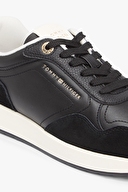 Tommy Hilfiger Kadın Monogram Mix Material Runner Ayakkabı FW0FW09267BDS