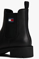 Tommy Jeans Kadın TJW Chelsea Leather Boot Bot EN0EN02825BDS