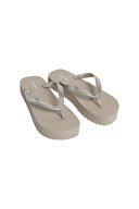 Calvin Klein Kadın Flatform Flip Flop Met TPU Terlik HW0HW03120PBO