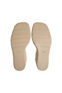 Calvin Klein Kadın Wedge Espadrille 70 Webbing Lth Sandalet HW0HW02901BEH