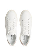 Calvin Klein Kadın Low Pro Cup Laceup Lth Moire Ayakkabı HW0HW028450K7