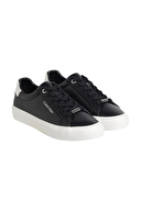 Calvin Klein Kadın Vulc Laceup Lth Moire Bt Ayakkabı HW0HW027470GK