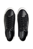 Calvin Klein Kadın Vulc Laceup Lth Moire Bt Ayakkabı HW0HW027470GK