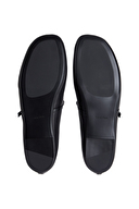 Calvin Klein Kadın Oblique Ballerina Mj Lth Hdw Ayakkabı HW0HW02847BEH