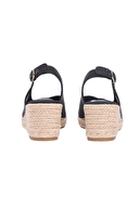 Tommy Hilfiger Kadın Mid Wedge Espadrille Slingback Sandalet FW0FW09228BDS