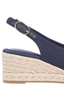 Tommy Hilfiger Kadın Mid Wedge Espadrille Slingback Sandalet FW0FW09228DW6