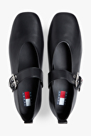 Tommy Jeans Kadın Ballerina Buckle Ayakkabı EN0EN03019BDS