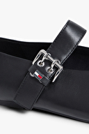 Tommy Jeans Kadın Ballerina Buckle Ayakkabı EN0EN03019BDS