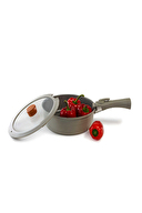 Neoflam Midas İç İçe Geçebilen Tava Tencere Set 9 Parça Gri