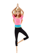 Barbie Sonsuz Hareket Bebeği, Sarışın - Siyah Taytlı DHL82