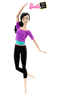 Barbie Sonsuz Hareket Bebeği, Siyah saçlı - Siyah Taytlı DHL84