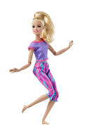 Barbie Sonsuz Hareket Bebeği, Sarışın - Desenli Taytlı