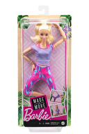 Barbie Sonsuz Hareket Bebeği, Sarışın - Desenli Taytlı