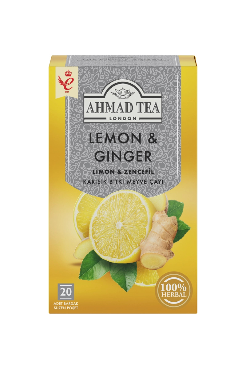 Ahmad Tea Limonlu Zencefilli Bitki Çayı 20'li