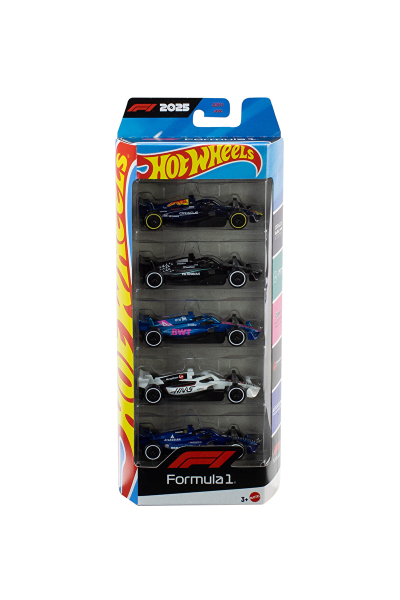 Hot Wheels Formula1 Beşli Araç Seti JLN11