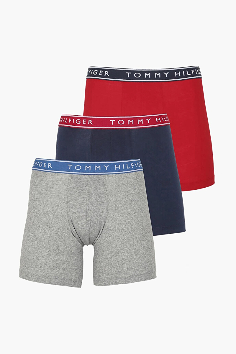Tommy Hilfiger Erkek 3'lü Boxer 09T4145-966
