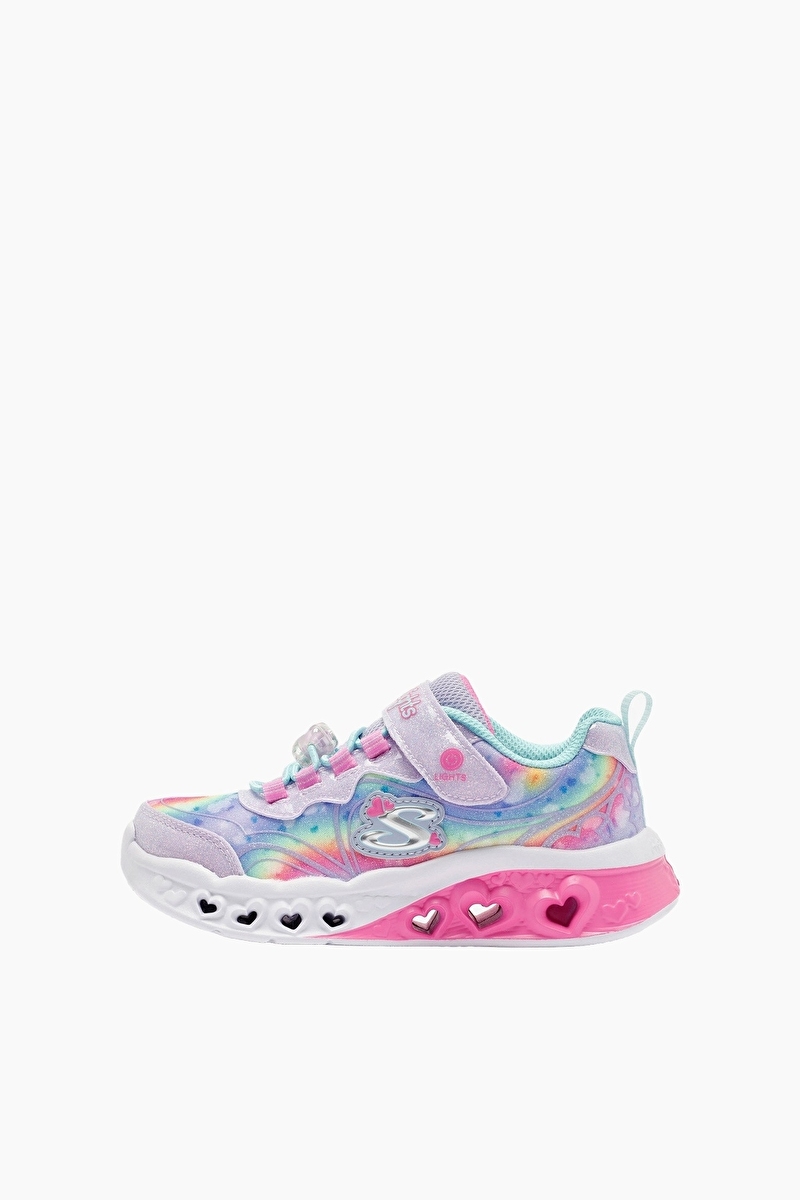 Skechers Flutter Heart Lights - Groovy Swirl Çocuk Ayakkabı 303253L-LVAQ