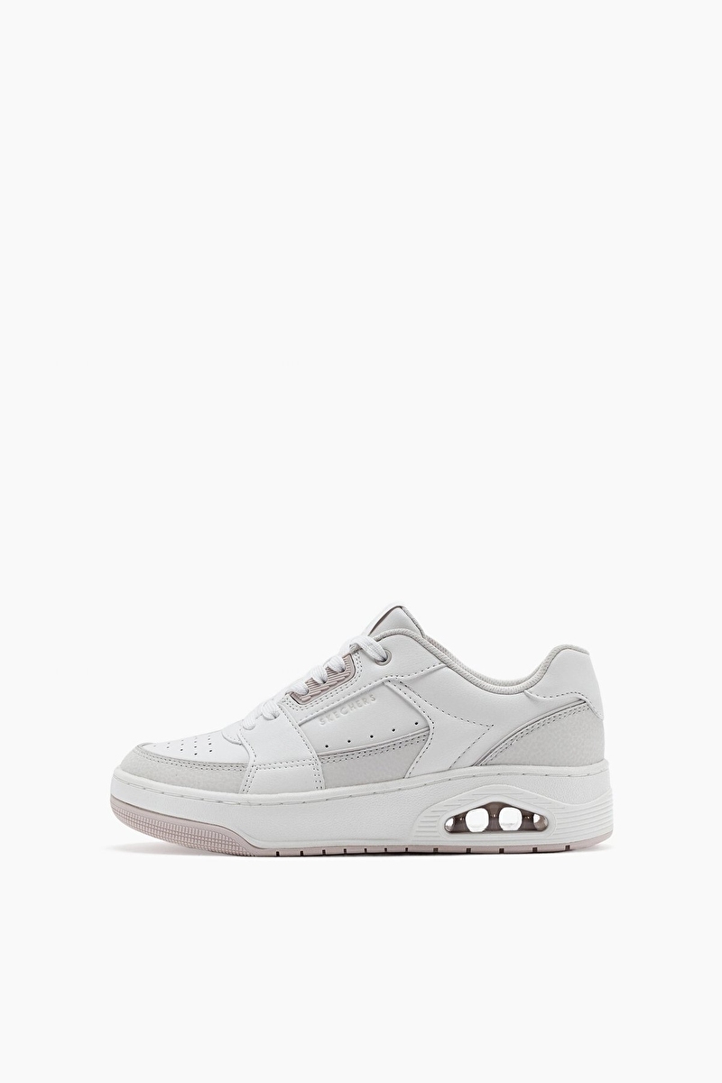 Skechers Uno Court - Courted Style Kadın Ayakkabı 177710 WHT