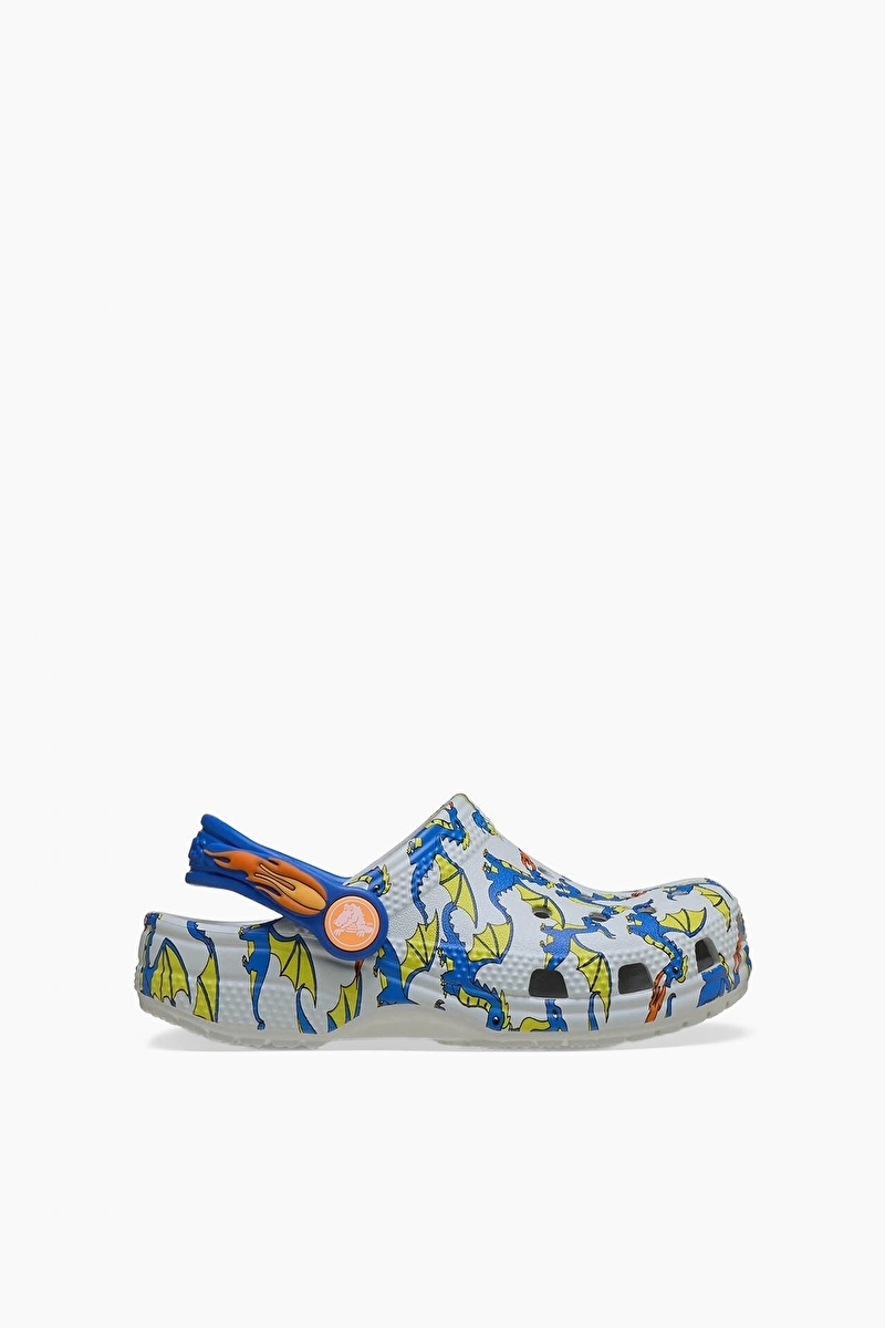 Crocs Çocuk Classic Dragon Graphic Clog T Terlik 212514-1FT