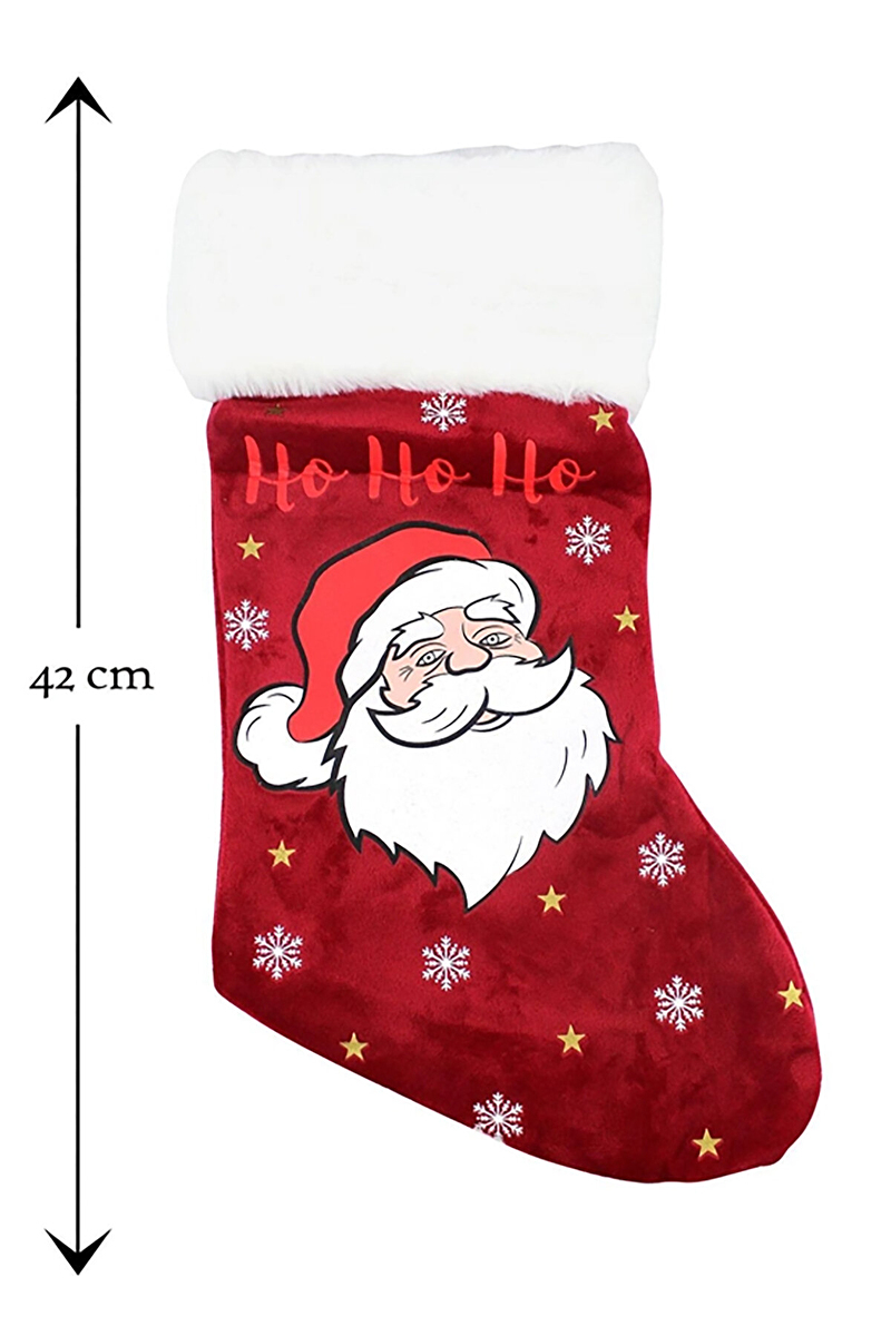 Waldern Premium Noel Ho Ho Ho Çorap 42x26 cm