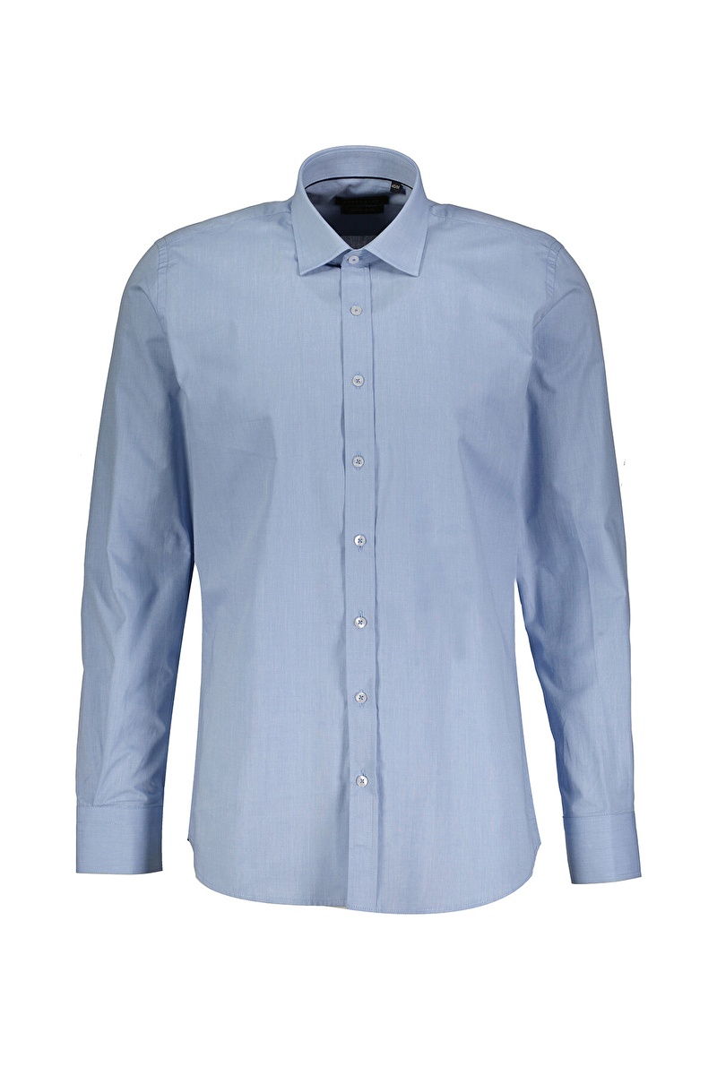 Finesuits Erkek Pamuk Armürlü Gömlek 2422103008.PARMBR