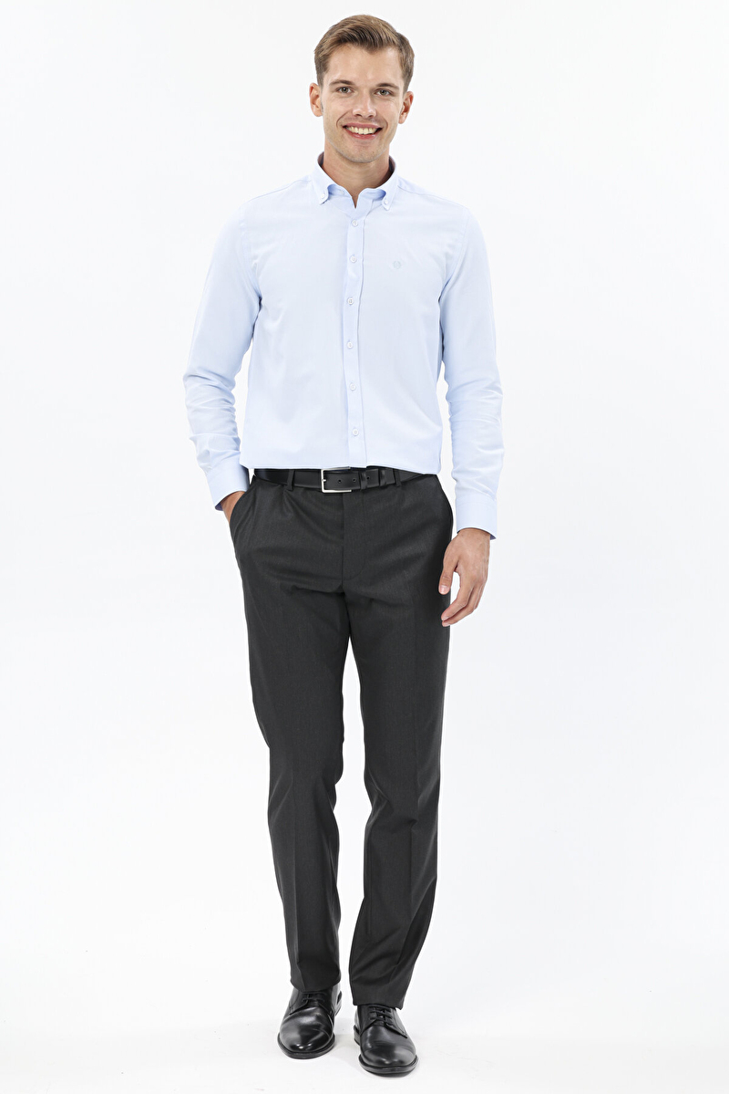 Finesuits Erkek Mix&Match Düz Yünlü Pantolon 2512101003.DZYPNT.MXMYPV