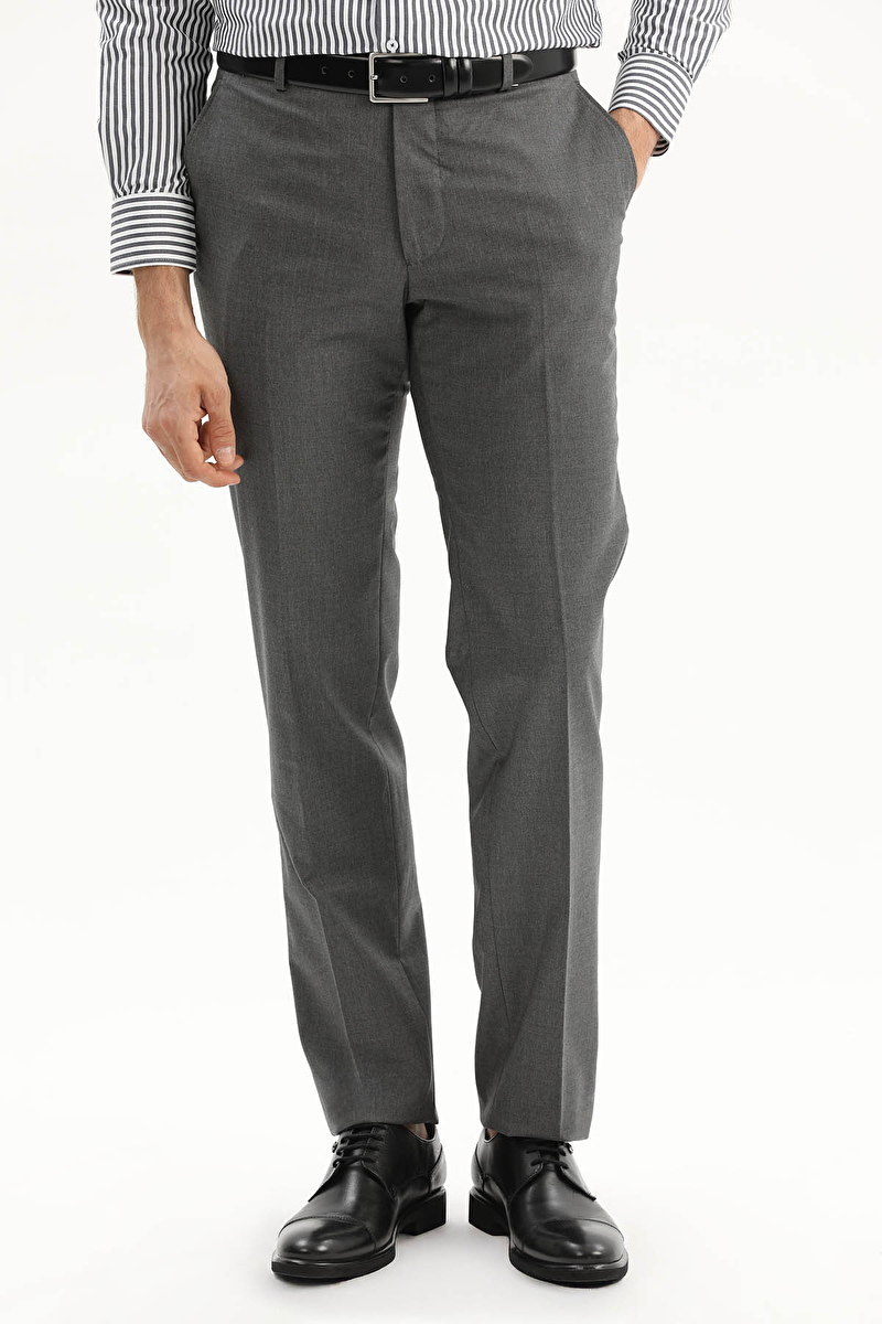 Finesuits Erkek Mix&Match Düz Yünlü Pantolon 2512101003.DZYPNT.MXMYPV