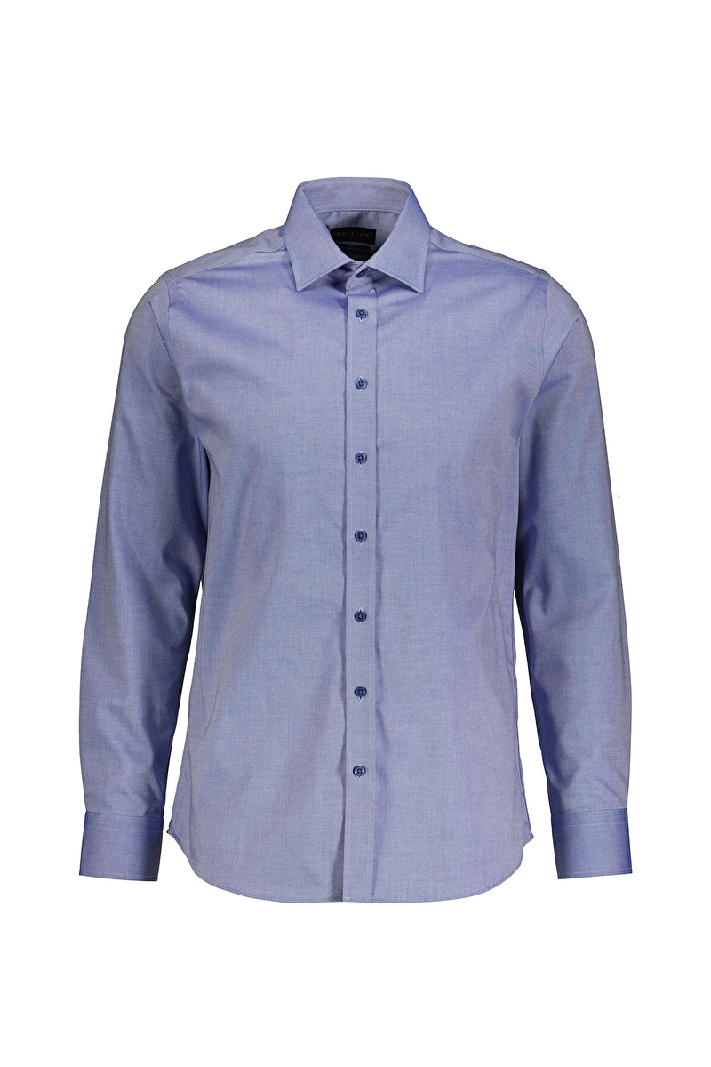 Finesuits Erkek Non-Iron Düz Pamuk Gömlek 2512103106.NONS