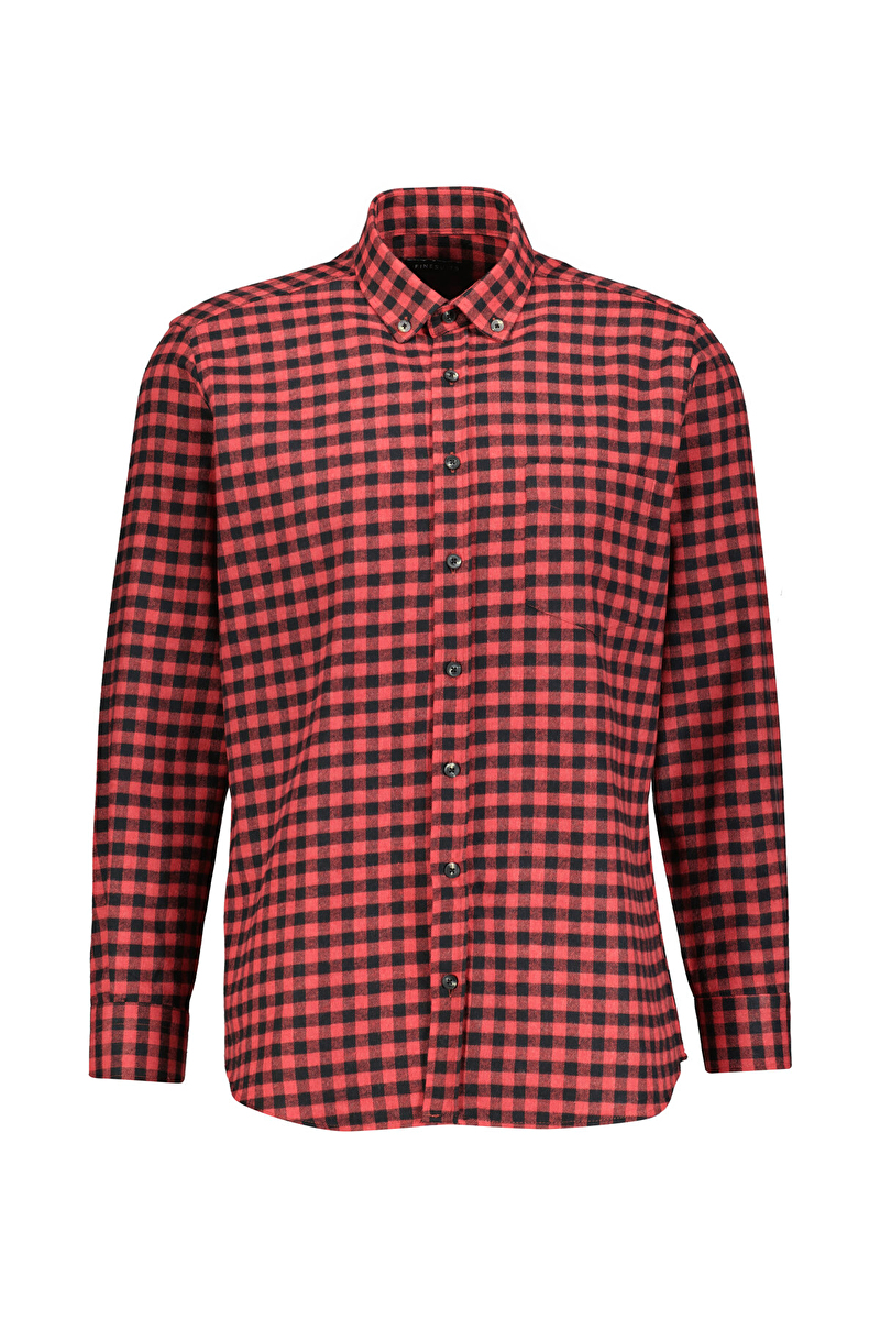 Finesuits Erkek Flanel Ekose Gömlek 2522204010.FEKC