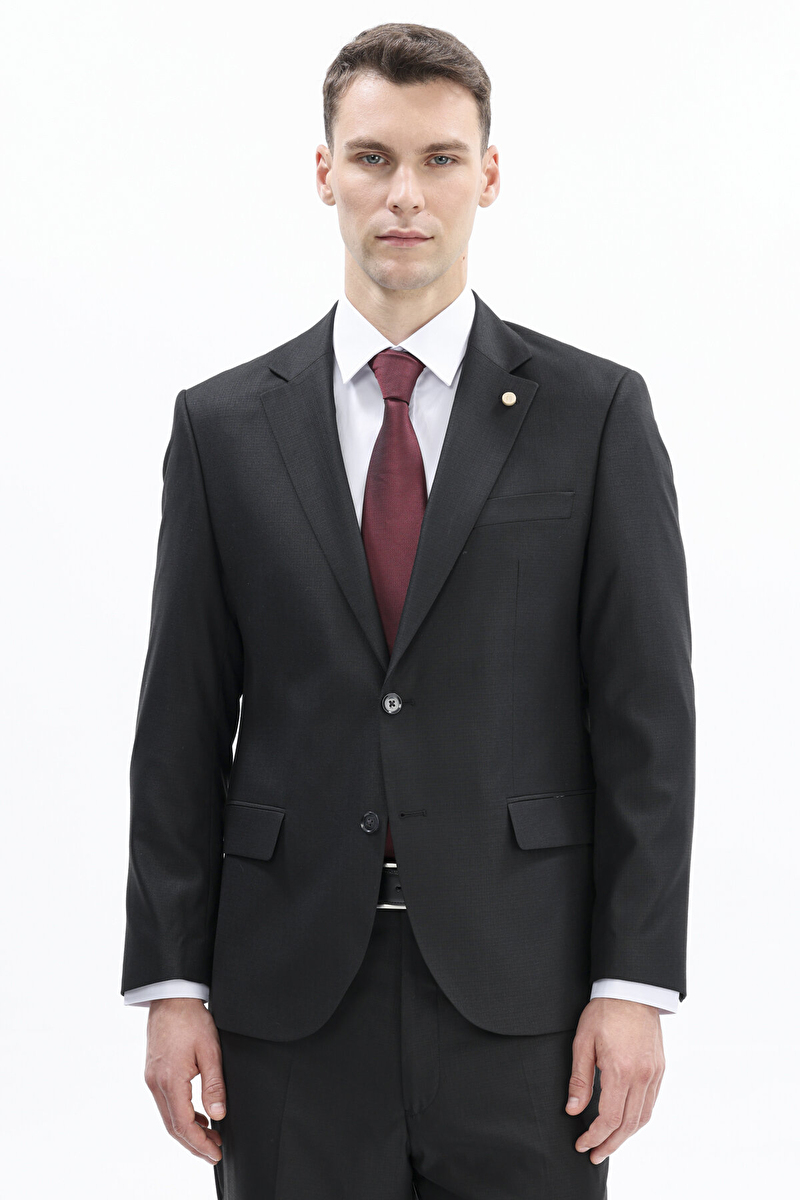 Finesuits Erkek Desenli Takım Elbise 2522101007.DSMY4