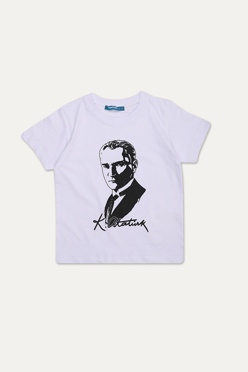 Atatürk Baskılı Çocuk Tişört 2516211881.ATA.MK