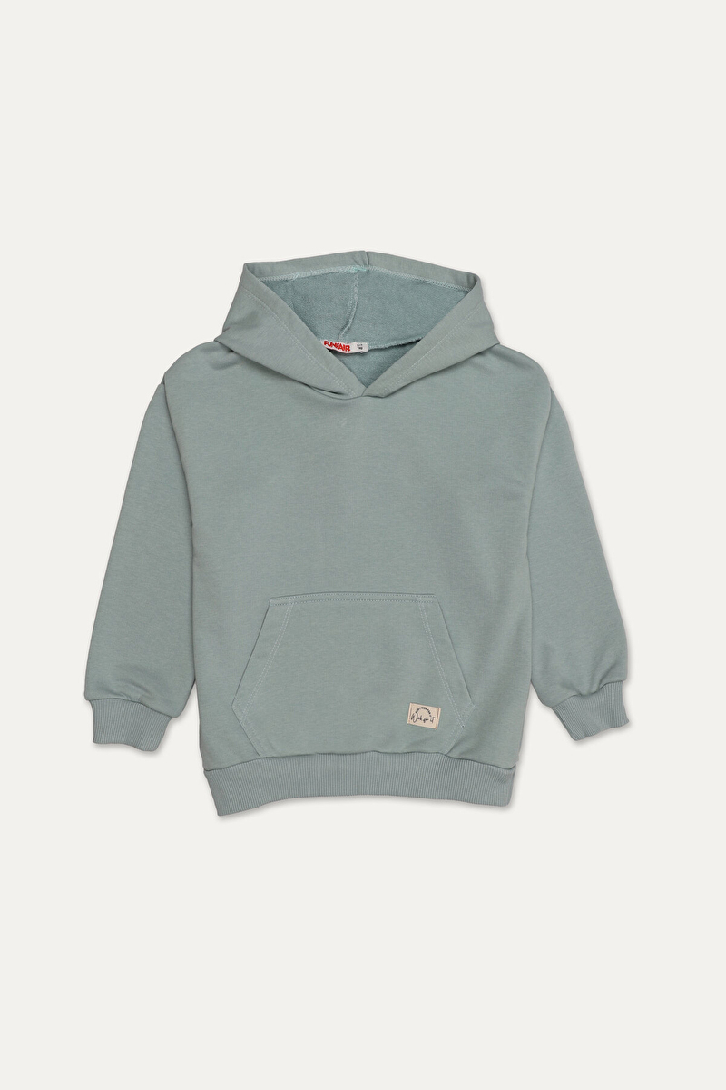 Funfair Kız Çocuk Basic Kapüşonlu Sweatshirt 2526325002.BK