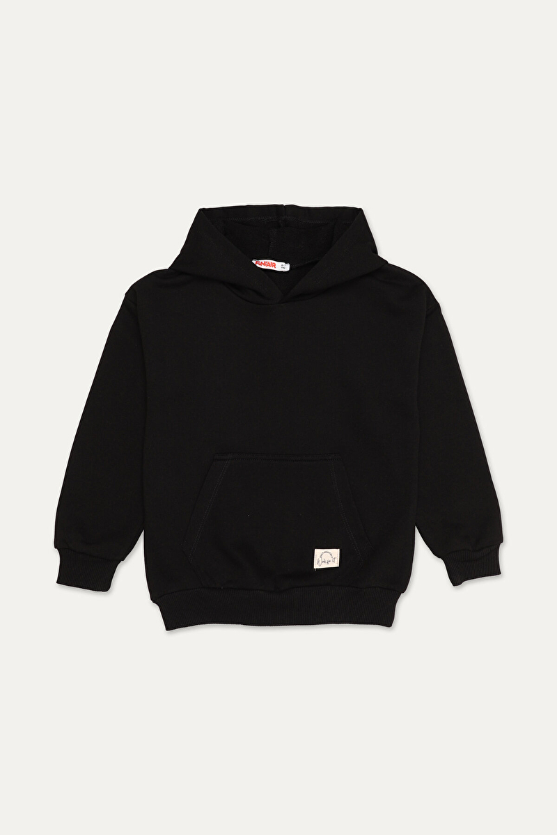 Funfair Kız Çocuk Basic Kapüşonlu Sweatshirt 2526325002.BK