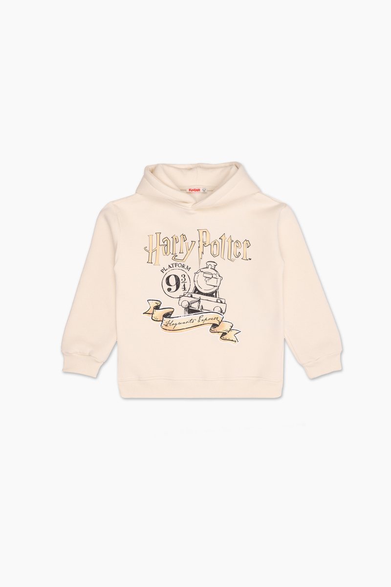 Harry Potter © Warner Bros Funfair Erkek Çocuk Sweatshirt 262OZHP-1002 Ekru