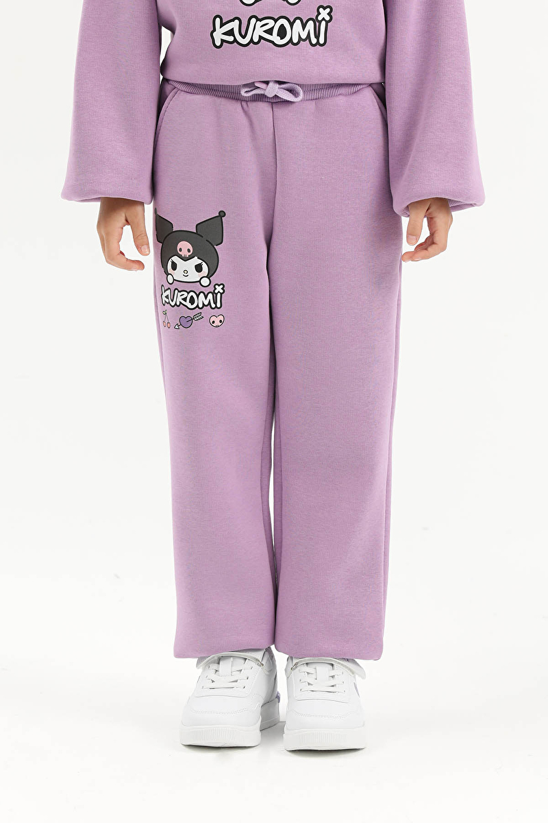 Kuromı © Sanrıo Funfair Kız Çocuk Esofman Alt 261OZKR-1003 Lila